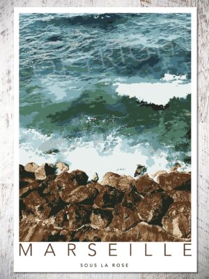 Affiche Marseille - LES ROCHERS - Va Te Faire Encadrer