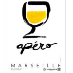 les beaux jours arrivent, l'art et l'apéro sont mis à l'honneur dans cette nouvelle série d'illustrations, 100% Marseille .